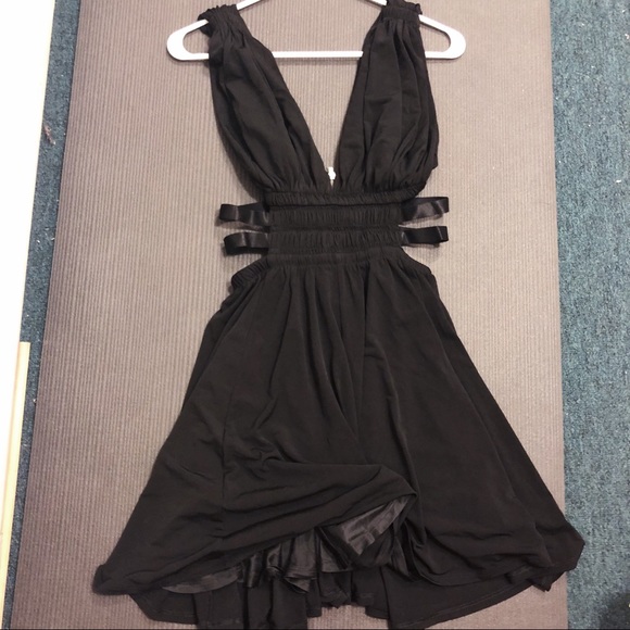 Express Dresses & Skirts - Express Black Grecian Black Strappy Dress
